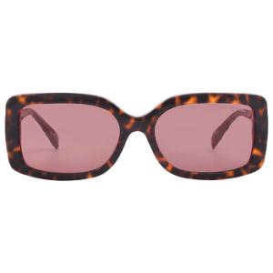 Corfu Dark Pink Rectangular Sunglasses MK2165 377487