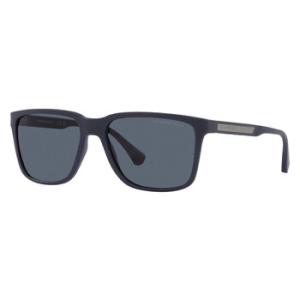 Dark Blue Rectangular Sunglasses EA4047 508880