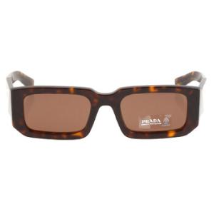 Dark Brown Rectangular Sunglasses PR 06YS 2AU8C1