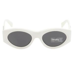 Dark Grey Oval Sunglasses PR 20ZS 1425S0