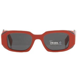 Dark Grey Rectangular Sunglasses PR 17WS 12N5S0