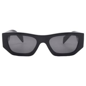 Dark Grey Rectangular Sunglasses PR A01S 16K08Z