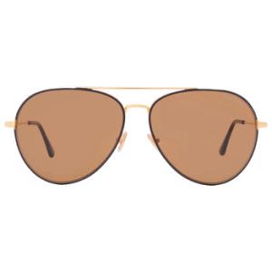 Dashel Brown Pilot Sunglasses FT0996 01J