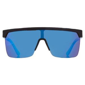 FLYNN 5050 HD Plus Gray Green with Dark Blue Spectra Mirror Shield Sunglasses