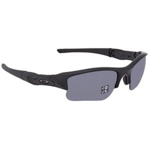 Flak Jacket Grey Polarized Sport Sunglasses 0OO9009 11435