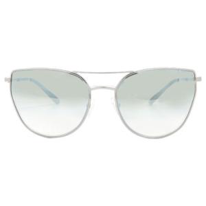 Gradient Green Mirror Silver Cat Eye Sunglasses AX2045S 6043W0