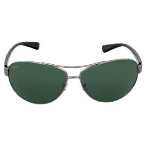 Green Aviator Sunglasses RB3386 00471