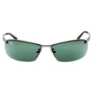 Green Classic Rectangular Sunglasses RB3183 00471