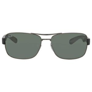 Green Classic Rectangular Sunglasses RB3522 00471