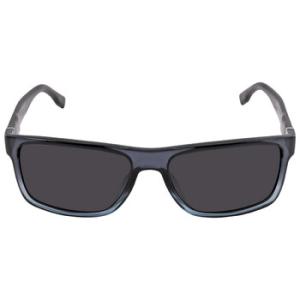 Grey Blue Rectangular Sunglasses BOSS 0919S 0PJPIR