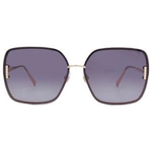 Grey Gradient Square Sunglasses SCHF72M 0300