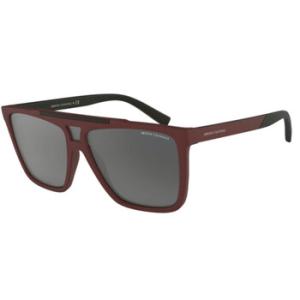 Grey Mirror Browline Sunglasses AX4079S 82746G