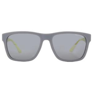 Grey Mirror Square Sunglasses AX4135SF 81806G