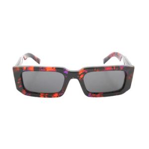 Grey Rectangular Sunglasses PR 06YS 06V5S0