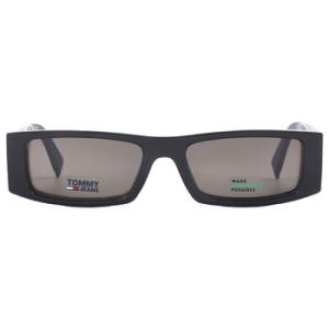 Grey Rectangular Sunglasses TJ 0092S 0807IR