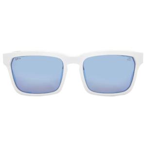 HELM TECH Happy Boost Polarized Ice Blue Spectra Mirror Square Sunglasses