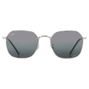 JIM Polarized Blue Gradient Irregular Sunglasses RB3694 9242G6