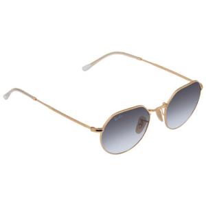 Jack Blue Gradient Gray Oval Sunglasses 0RB3565 00186