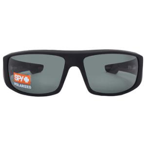 LOGAN HD Plus Gray Green Polarized Wrap Sunglasses