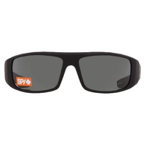 LOGAN HD Plus Grey Green Wrap Sunglasses