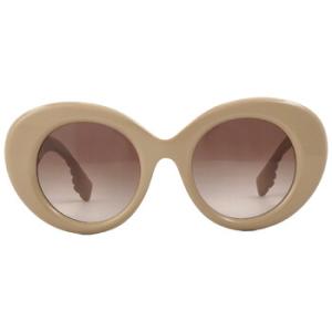Margot Brown Gradient Round Sunglasses BE4370U 399013
