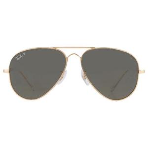 Old Aviator Polarized Green Pilot Sunglasses RB3825 00158