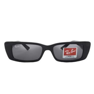 Open Box  Ray Ban Teru Bio Based Dark Grey Rectangular Sunglasses RB4425 667787