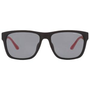 Polairzed Grey Square Sunglasses AX4135SF 807881