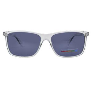 Polarized Blue Rectangular Sunglasses PLD 4137S 0KB7C3