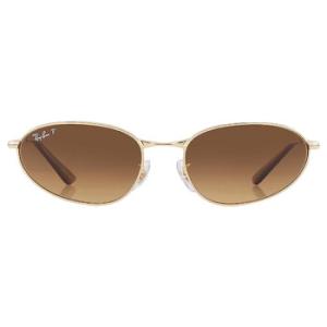 Polarized Brown Irregular Sunglasses RB3734 001M2