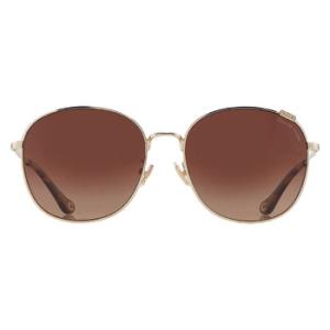 Polarized Brown Round Sunglasses HC7134 9005T5