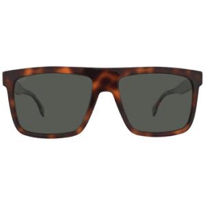 Polarized Green Browline Sunglasses BOSS 1440S 005LUC