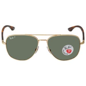Polarized Green Classic G15 Aviator Sunglasses RB3683 00158