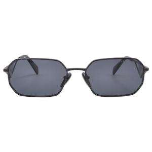 Polarized Grey Geometric Sunglasses PR A51S 1AB5Z1