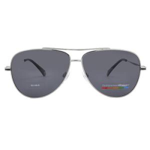 Polarized Grey Pilot Sunglasses PLD 6106SX 0010M9