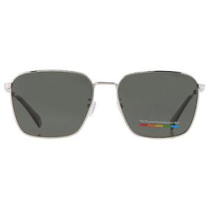 Polarized Grey Square Sunglasses PLD 4120GSX 0010UC