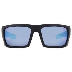 REBAR ANSI Happy Boost Bronze Polarized Ice Blue Spectra Mirror Wrap Sunglasses