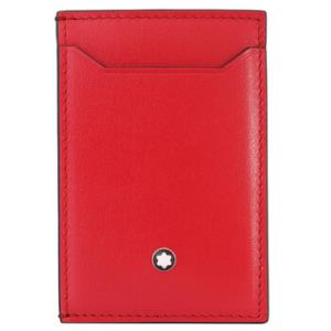 Red Leather Meisterstuck Pocket Holder