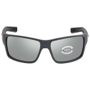 Reefton Pro Grey Silver Mirror Polarized Rectangular Sunglasses 6S9080 908009