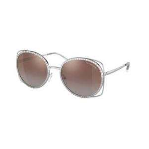 Rialto Caramel Silver Flash Round Sunglasses MK1118B 11536K