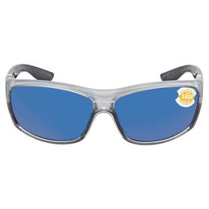 SALTBREAK Blue Mirror Polarized Polycarbonate Sunglasses BK 18 OBMP