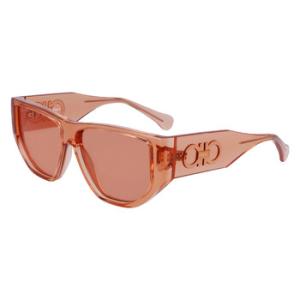 Salmon Geometric Sunglasses SF1077S 838