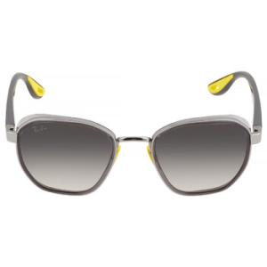 Scuderia Ferrari Grey Gradient Geometric Sunglasses RB3674M F03011