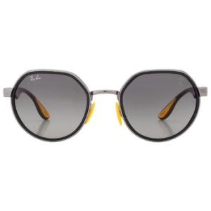 Scuderia Ferrari Grey Gradient Irregular Sunglasses RB3703M F03011
