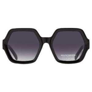 Smoke Gradient Geometric Sunglasses SE6223 01B