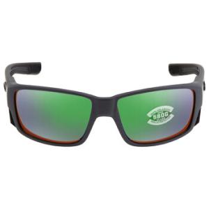 Tuna Alley Pro Green Mirror Polarized Glass Rectangular Sunglasses 6S9105 910508