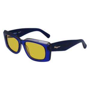 Yellow Rectangular Sunglasses SF1079S 435