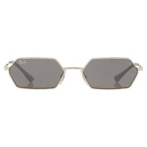 Yevi Dark Grey Mirror Hexagonal Sunglasses RB3728 92136V
