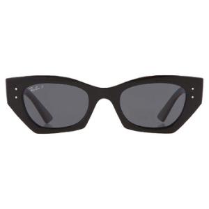Zena Bio Based Polarized Dark Grey Irregular Sunglasses RB4430 667781
