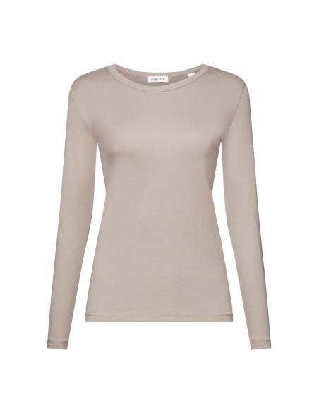 ESPRIT - Long-Sleeve Cotton Jersey T-Shirt